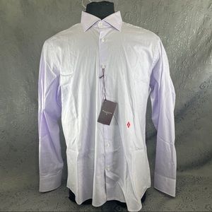 Ballantyne Lilac Button Down Dress Shirt - 53 in